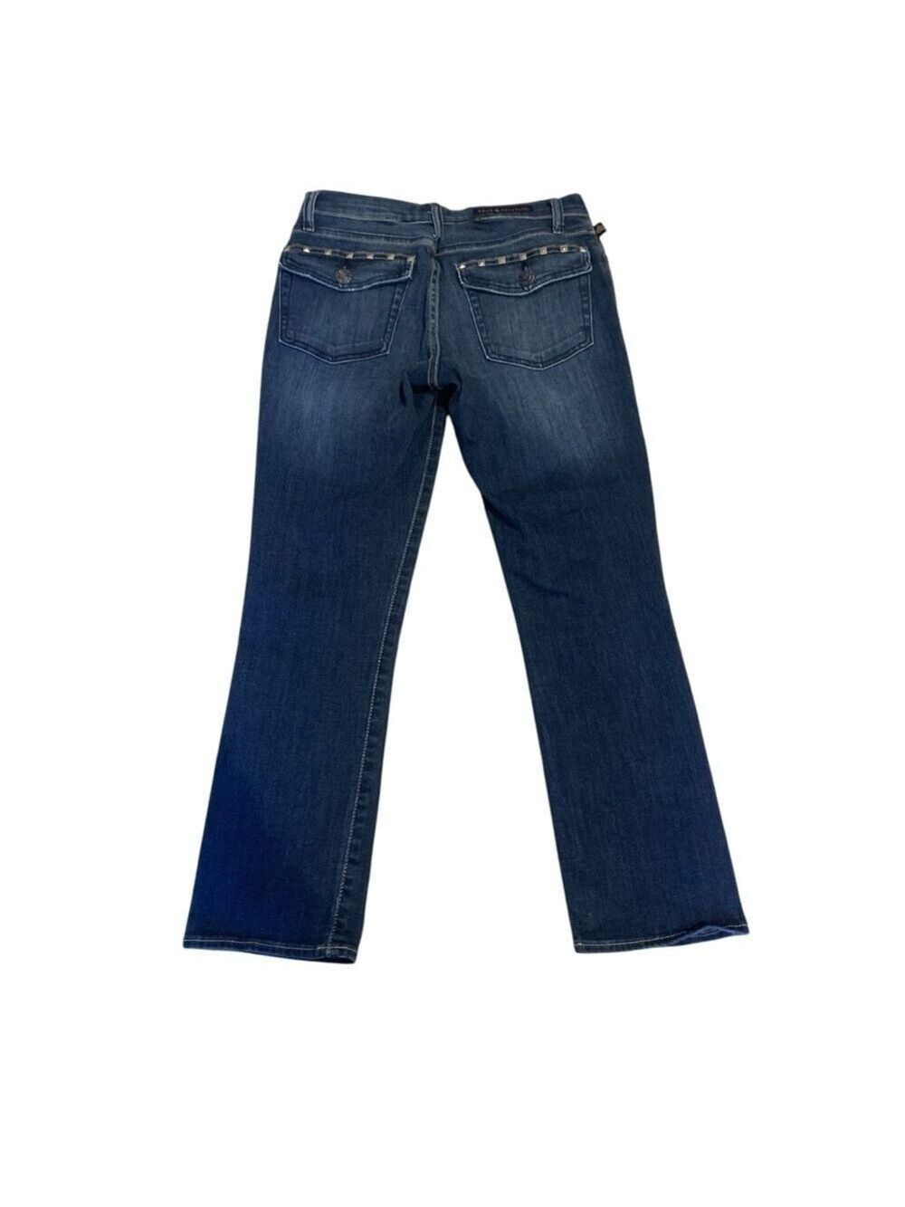 ROCK & REPUBLIC Kendall Cropped Dark Wash Jeans size 6